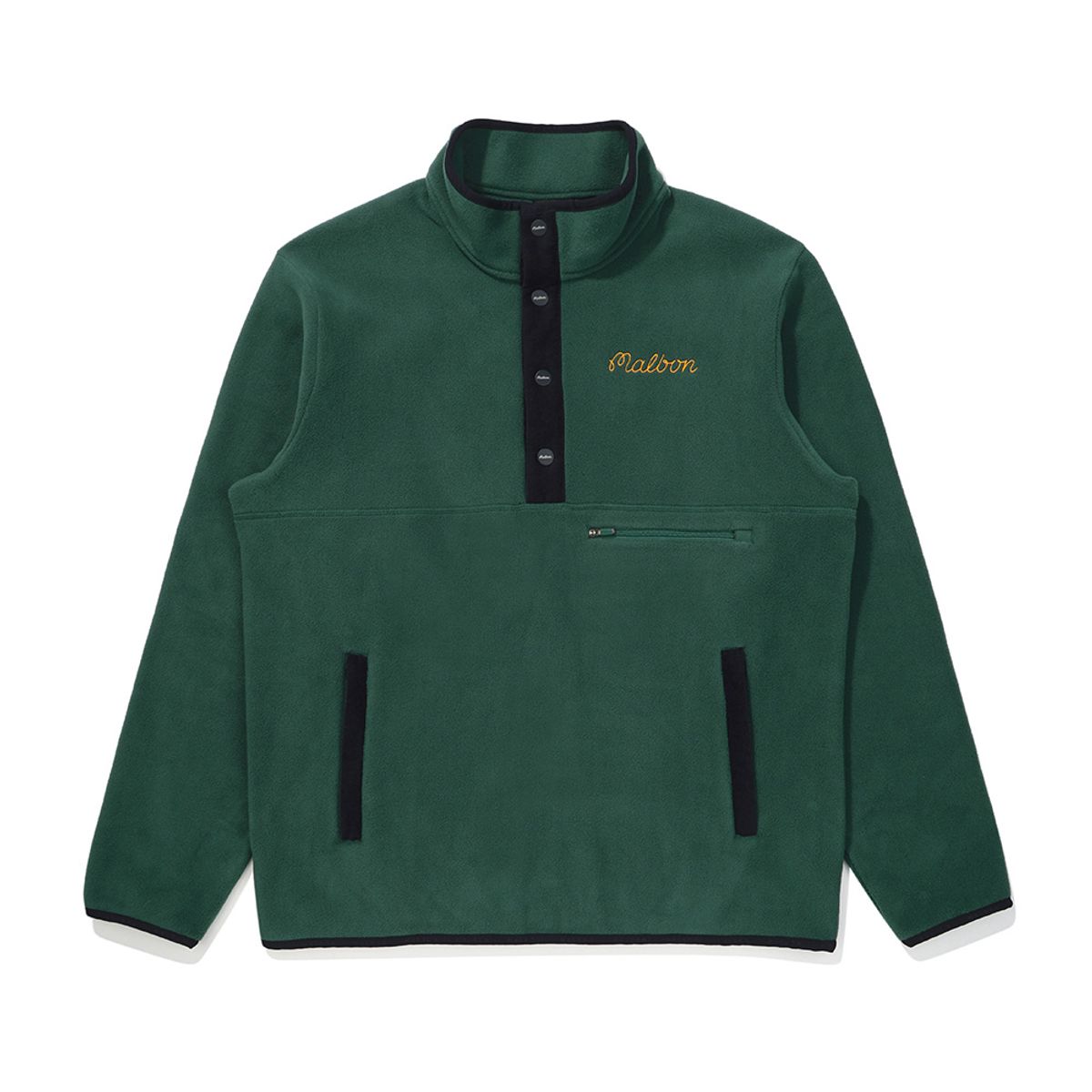 말본 골프(MALBON GOLF) 등판 버킷 포인트 플리스 티셔츠 GREEN (MAN)