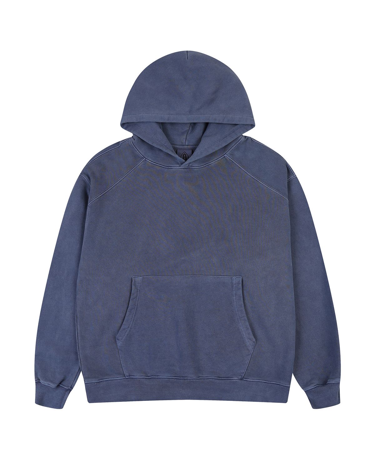 에이던엠(ADERNM) PIGMENT DYED SWEAT HOODIE (BLUE)