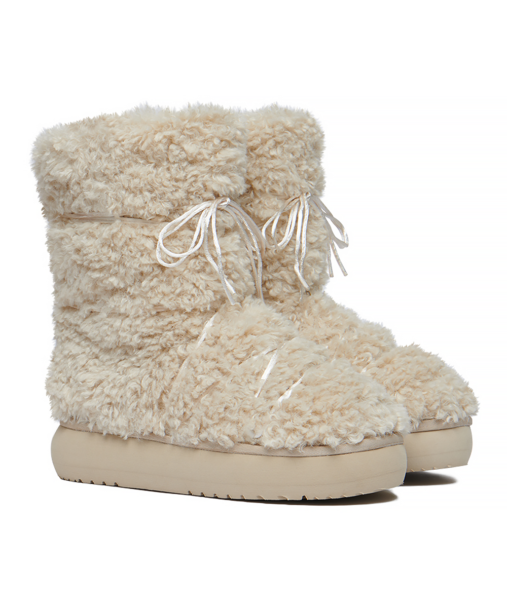 RockfishWeatherwearファーシューズ　24cm 楽天市場】【韓国】Rockfish Weatherwear CLOUDY FLATFORM FUR MULES