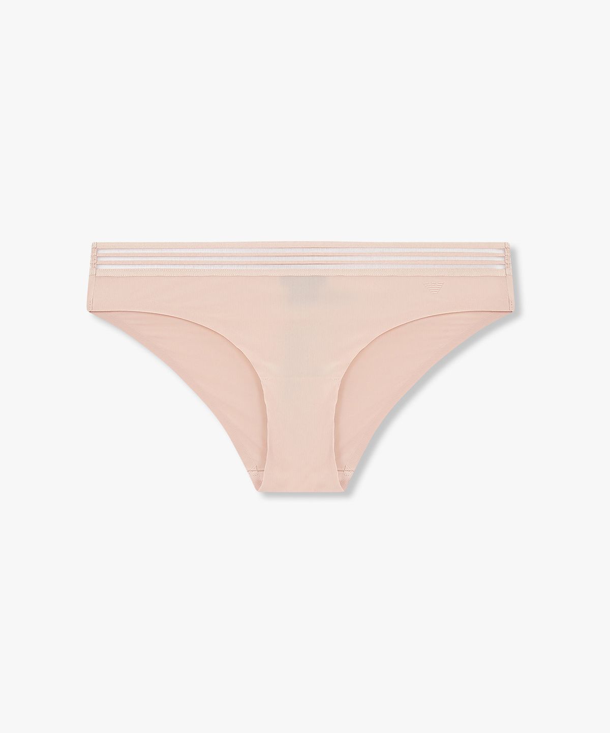 엠포리오 아르마니 언더웨어(EMPORIO ARMANI UNDERWEAR) 여성 메쉬 밴딩 리브드 브리프_피치 0825311519