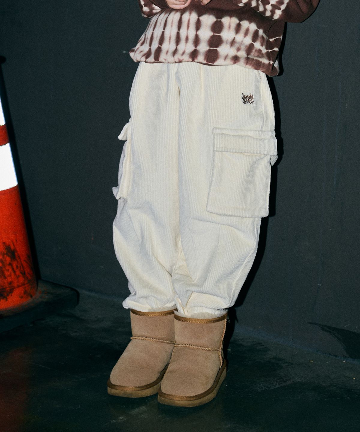 브라운브레스 키즈(BROWNBREATH KIDS) KIDS CORDUROY PANTS - CREAM