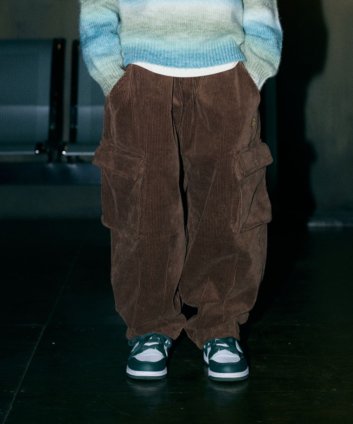브라운브레스 키즈(BROWNBREATH KIDS) KIDS CORDUROY PANTS - BROWN