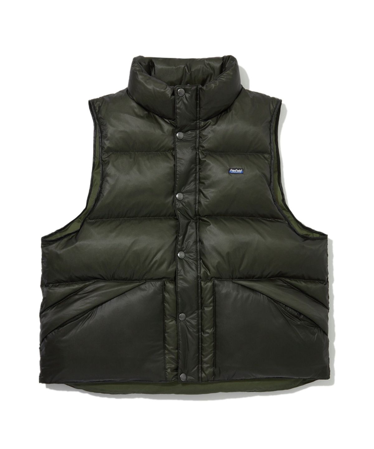 펜필드(PENFIELD) 아웃백 다운 베스트 올리브_FR4WD41U