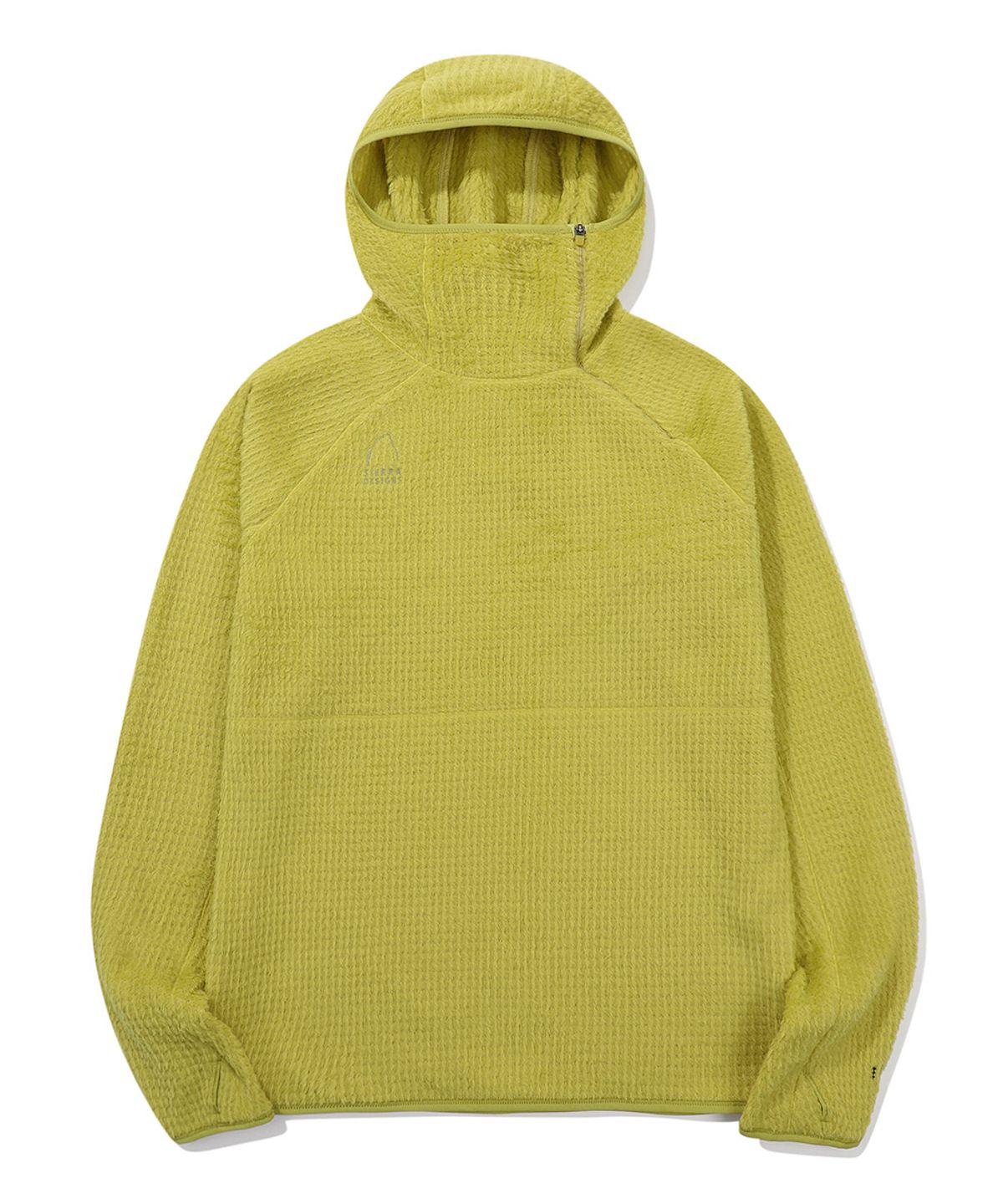 시에라디자인(SIERRA DESIGNS) 모스(MOSS) 폴라텍 알파 다이렉트 190 후드티셔츠 YELLOW