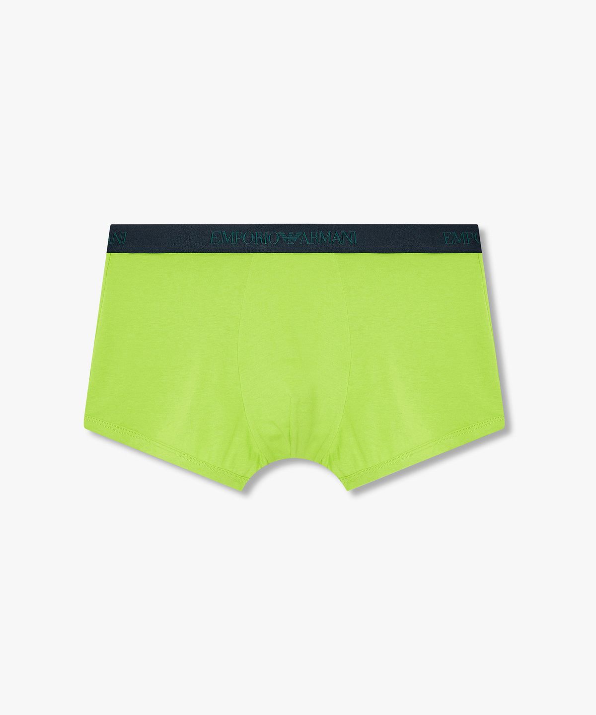 엠포리오 아르마니 언더웨어(EMPORIO ARMANI UNDERWEAR) 남성 로고 밴딩 솔리드 코튼 드로즈_네온 그린 0815312328