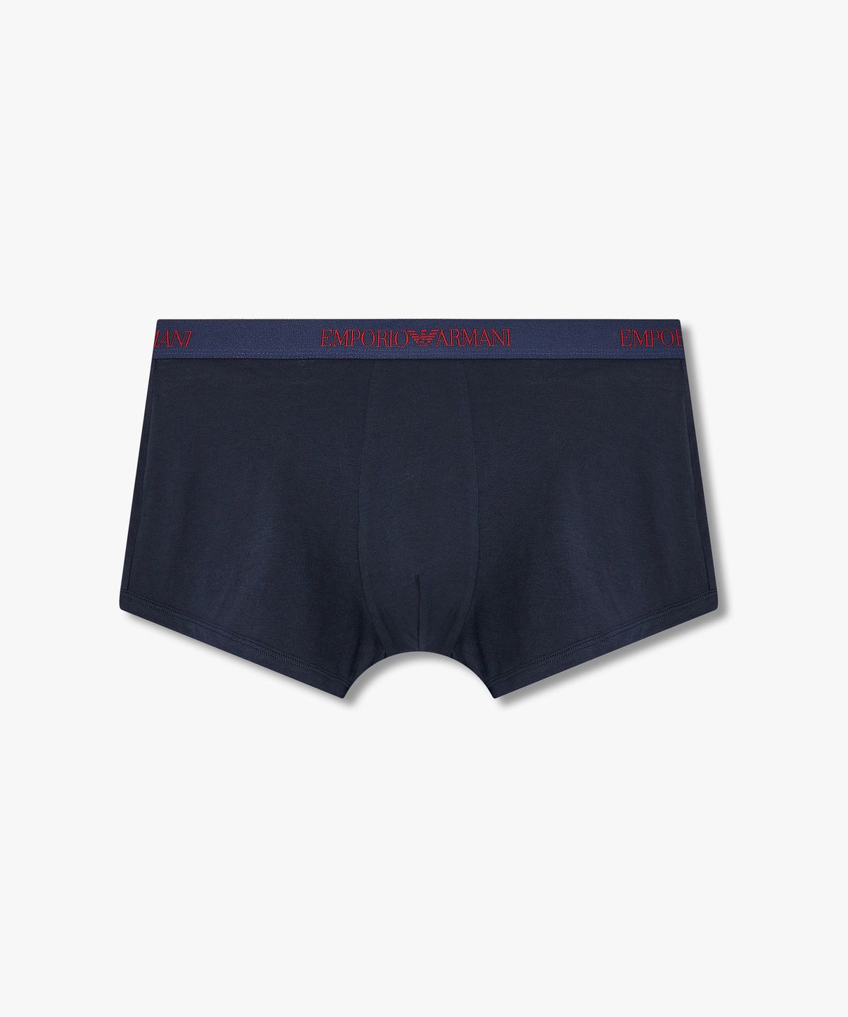 엠포리오 아르마니 언더웨어(EMPORIO ARMANI UNDERWEAR) 남성 로고 밴딩 솔리드 코튼 드로즈_네이비 0815312331