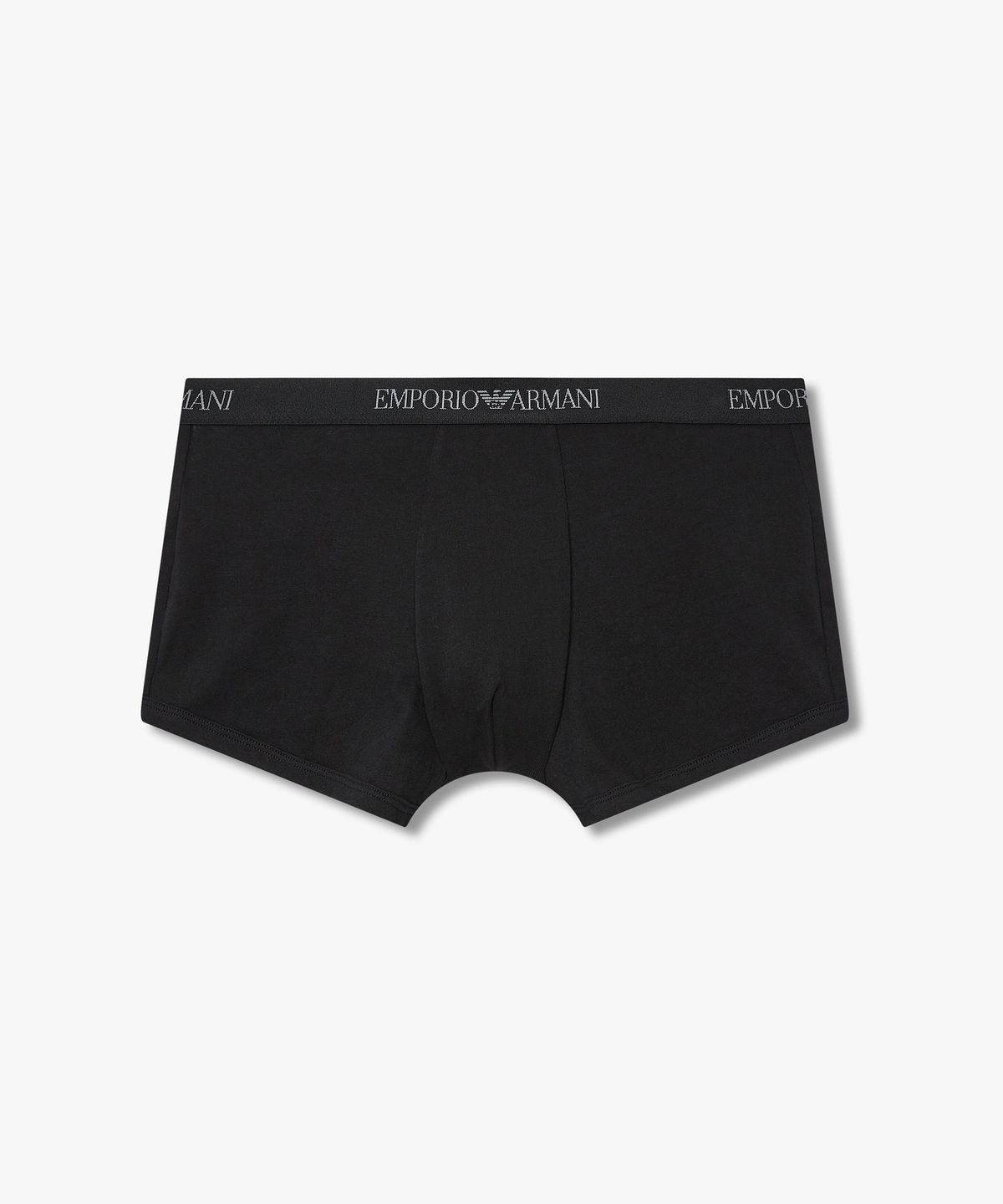 엠포리오 아르마니 언더웨어(EMPORIO ARMANI UNDERWEAR) 남성 로고 밴딩 솔리드 코튼 드로즈_블랙 0815312334