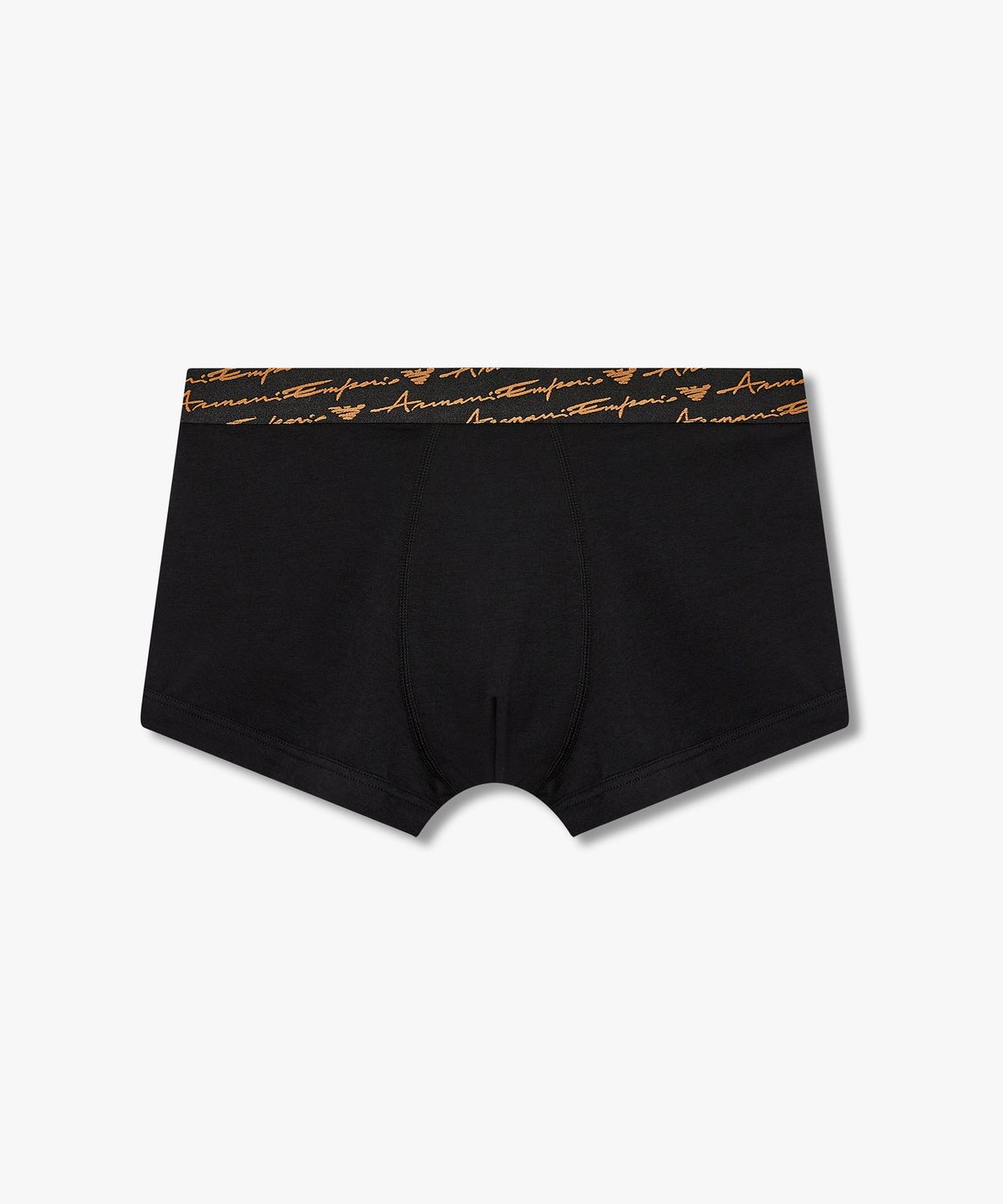 엠포리오 아르마니 언더웨어(EMPORIO ARMANI UNDERWEAR) 남성 커시브 로고 솔리드 밴딩 드로즈_블랙 0815312068