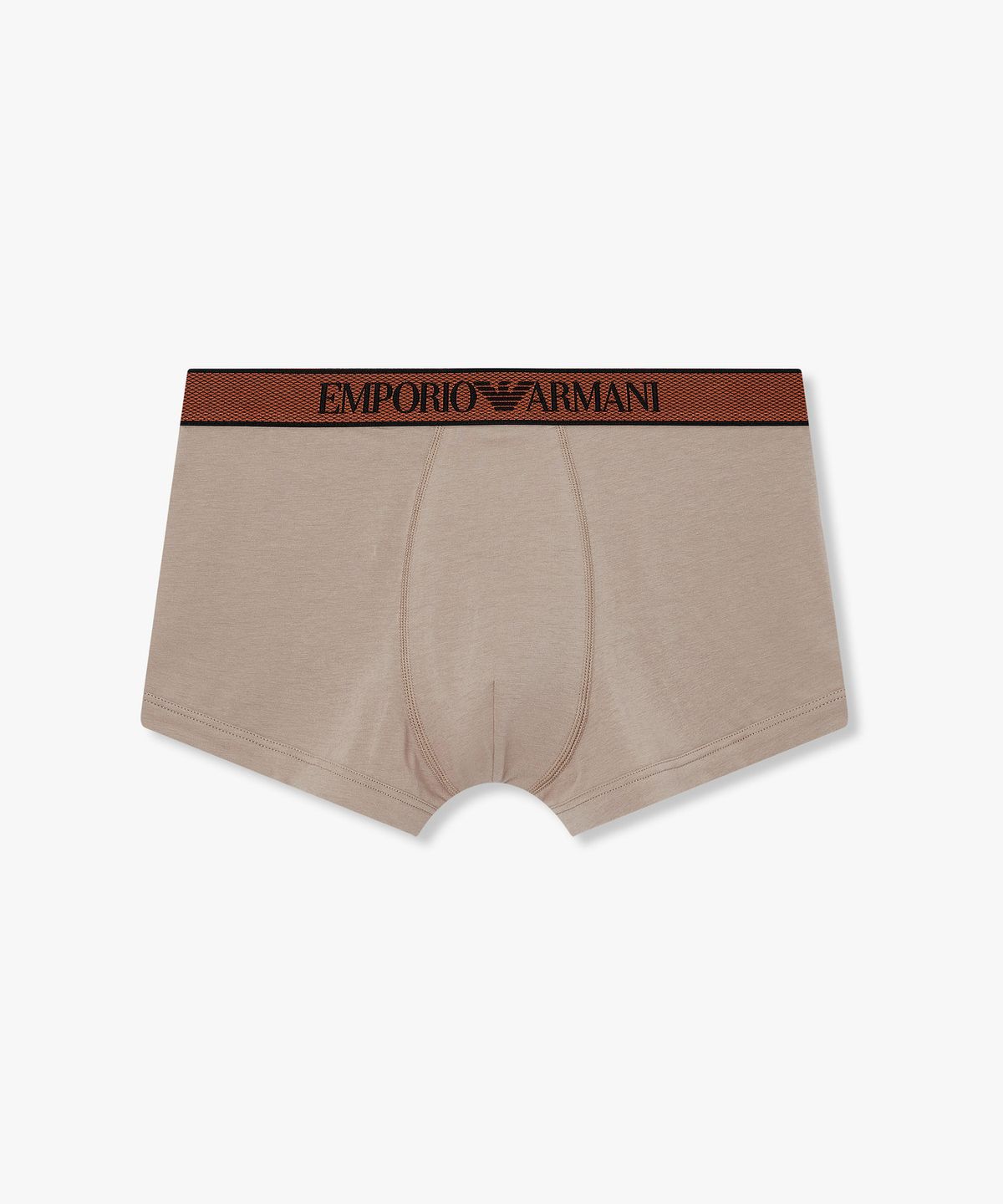 엠포리오 아르마니 언더웨어(EMPORIO ARMANI UNDERWEAR) 남성 웨이스트 패턴 자수 로고 드로즈_다크 베이지 0815312011