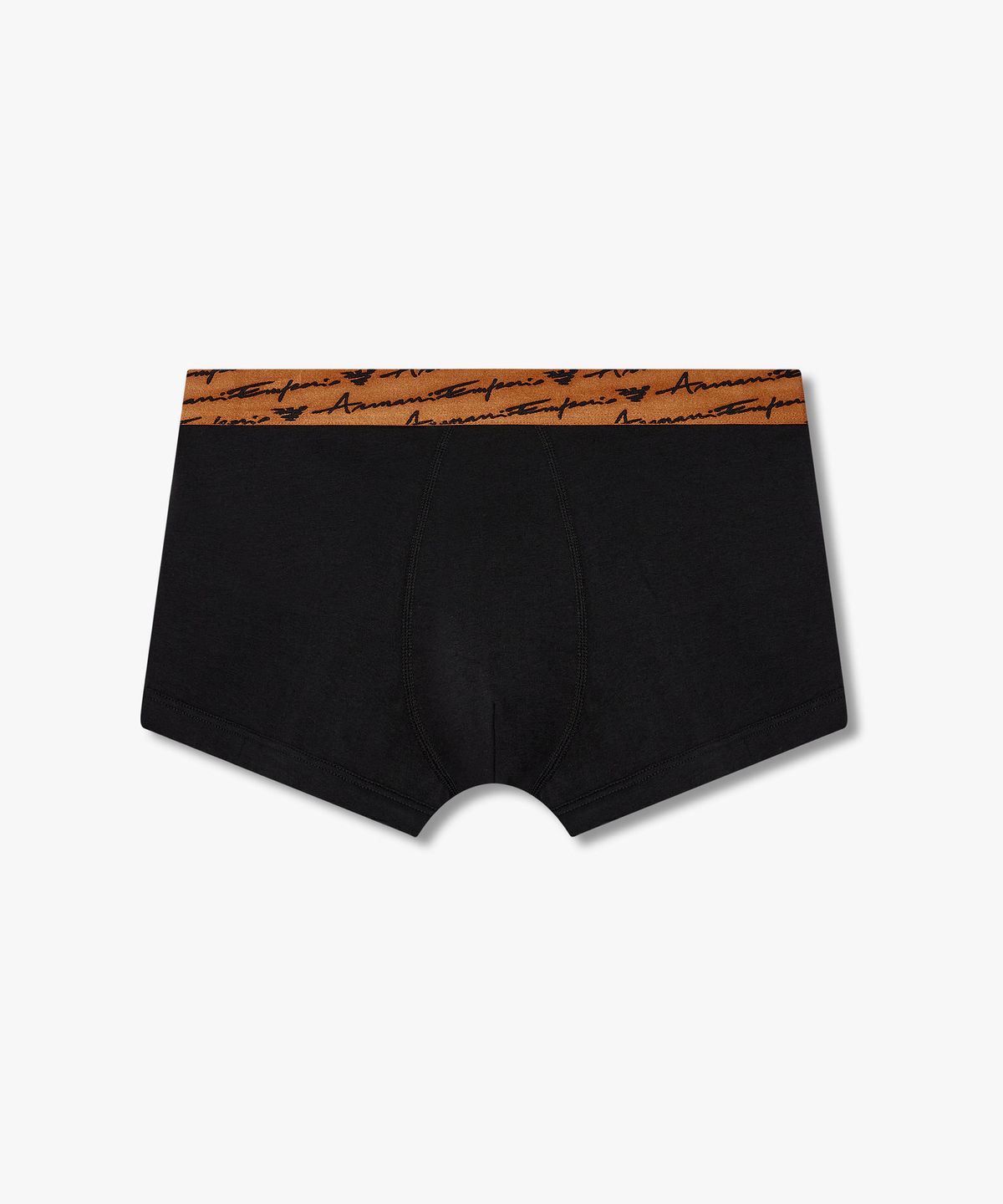 엠포리오 아르마니 언더웨어(EMPORIO ARMANI UNDERWEAR) 남성 커시브 로고 솔리드 밴딩 드로즈_블랙 0815312067