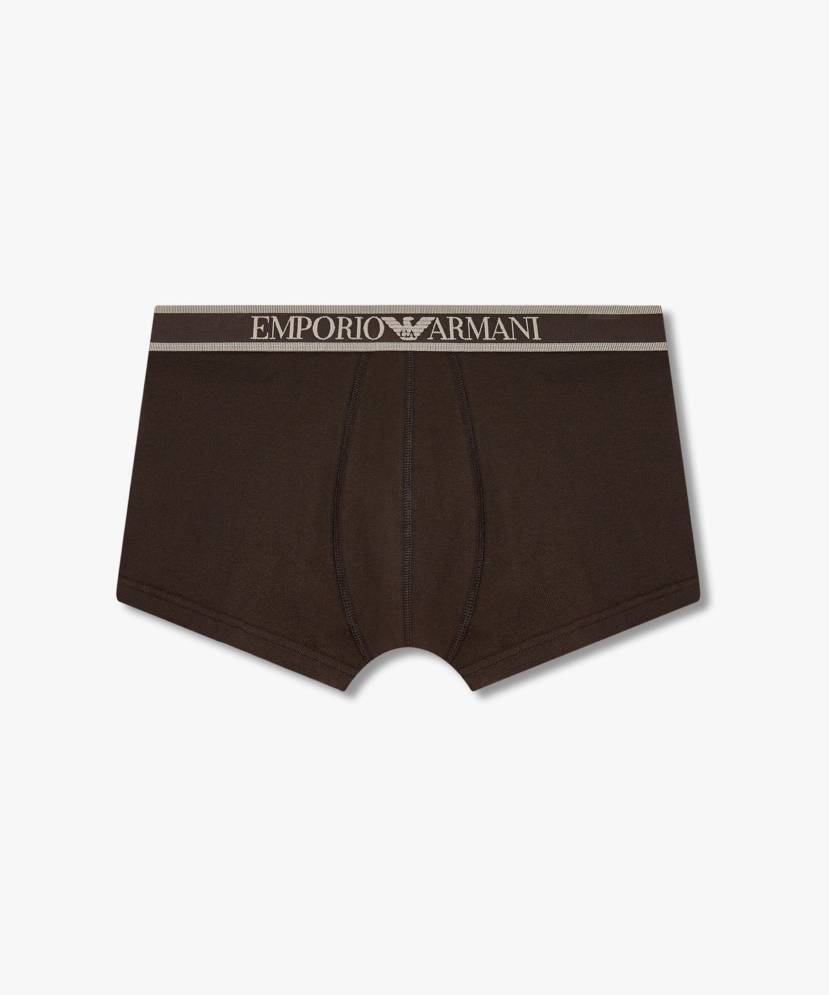 엠포리오 아르마니 언더웨어(EMPORIO ARMANI UNDERWEAR) 남성 로고 밴딩 피케 코튼 드로즈_초코 0815312031