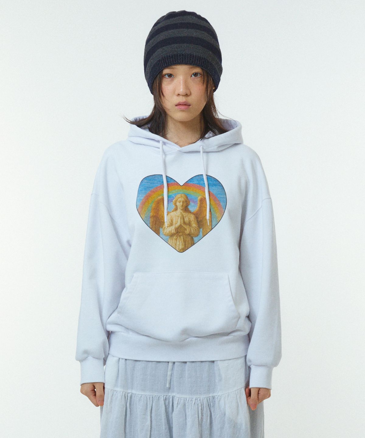 리트리버클럽(RETRIEVER CLUB) ANGEL HOODIE [WHITE]