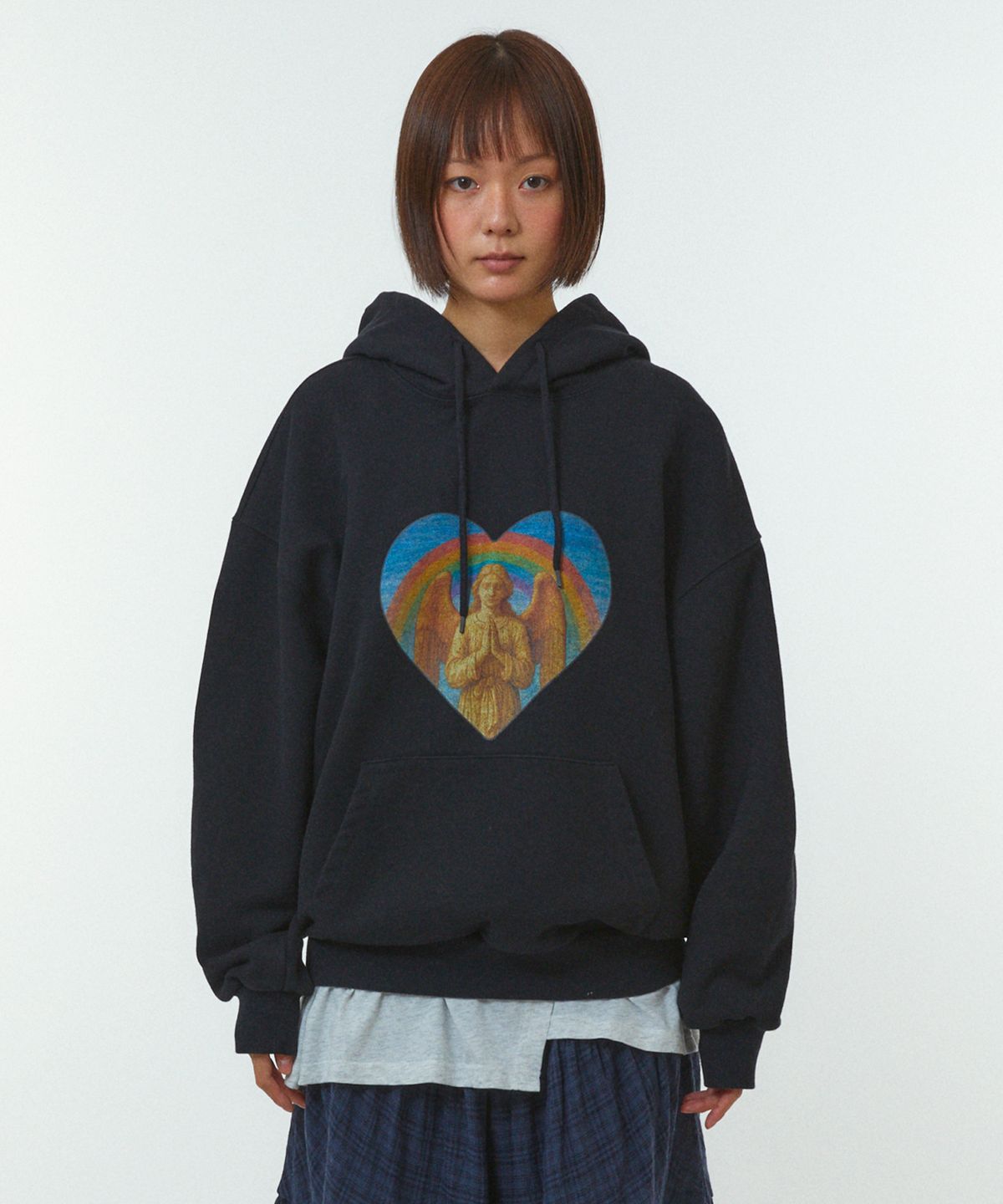 리트리버클럽(RETRIEVER CLUB) ANGEL HOODIE [BLACK]