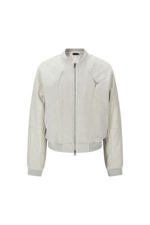 서처드 바시티 자켓 화이트