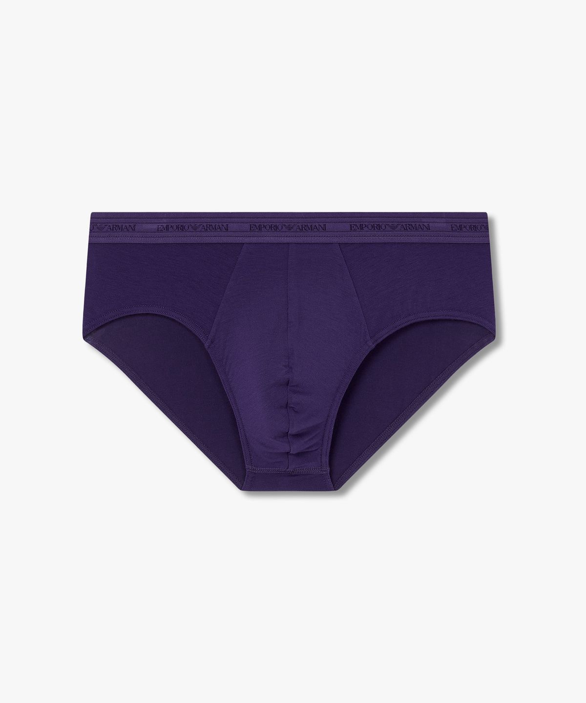 엠포리오 아르마니 언더웨어(EMPORIO ARMANI UNDERWEAR) 남성 레이온 스트레치 솔리드 브리프_퍼플 0815311027