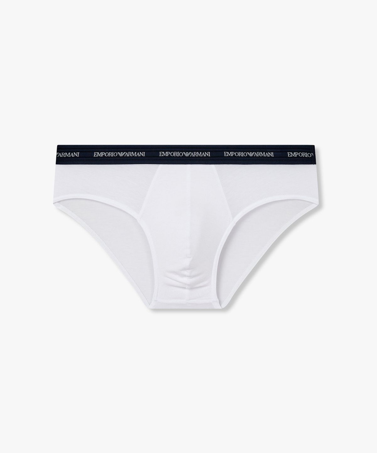 엠포리오 아르마니 언더웨어(EMPORIO ARMANI UNDERWEAR) 남성 레이온 스트레치 솔리드 브리프_화이트 0815311028