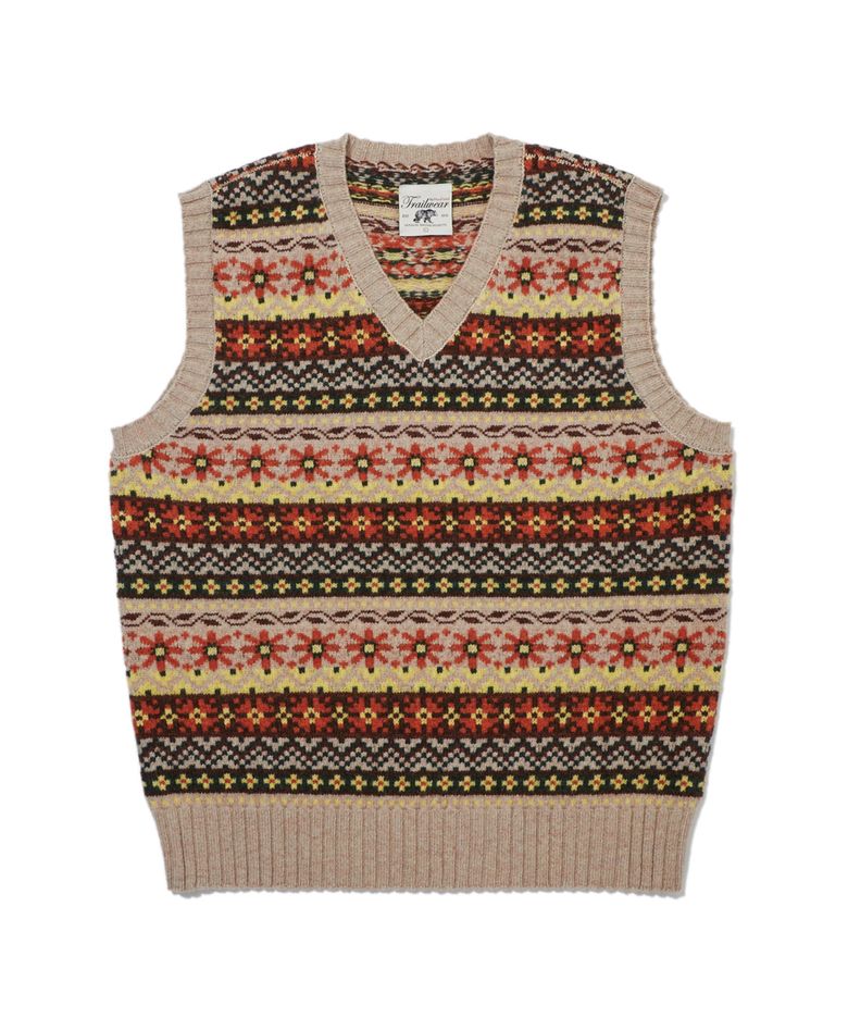 [TRAILWEAR] Lincoln Wool 페어아일 베스트 베이지_FR3KJ76U