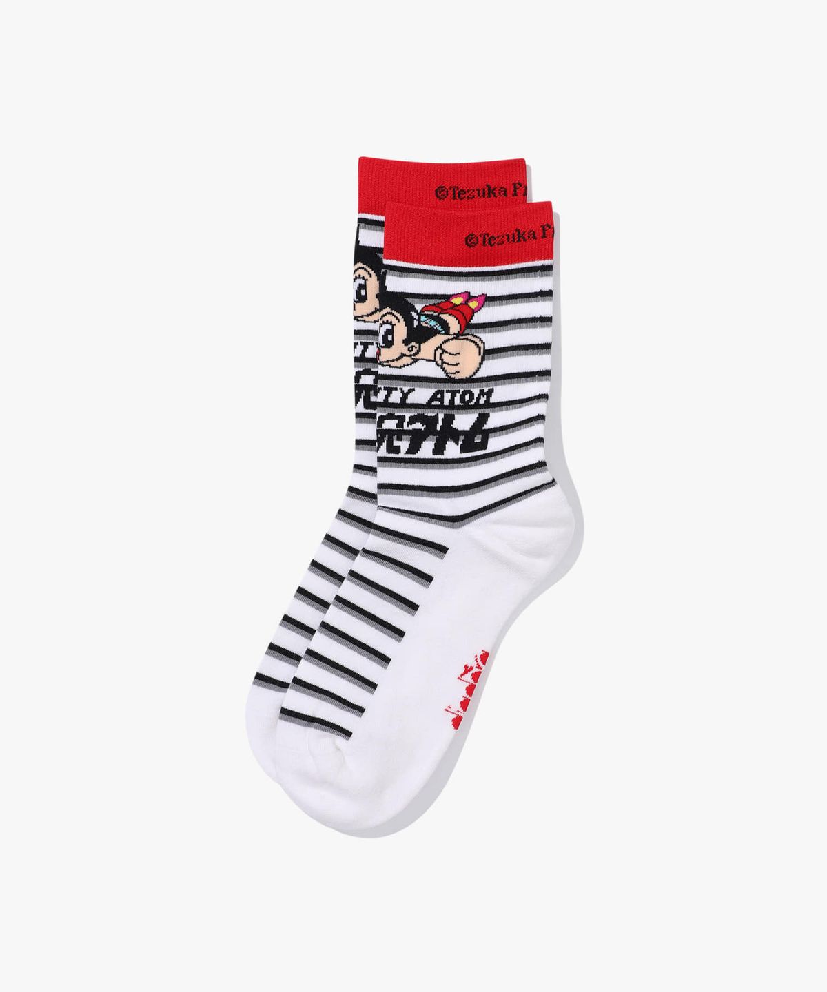 디아도라(diadora) 아톰 그래픽 크루 삭스 MULTI