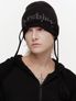 ARCHIVES STRAPPY STUD BEANIE (BLACK)