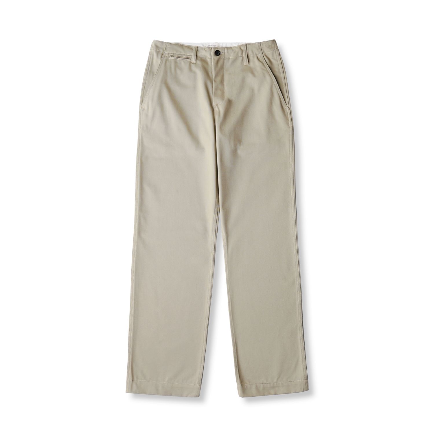 MUSINSA BANTS BGS Cotton Twill Officer Chino Pants Khaki