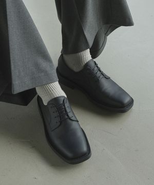 세르 무광 스퀘어토 더비슈즈 무광 블랙 SFT-112