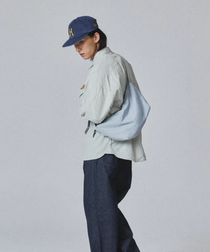 [토마스컬렉션] 나일론 크로스백 - LIGHT GRAY