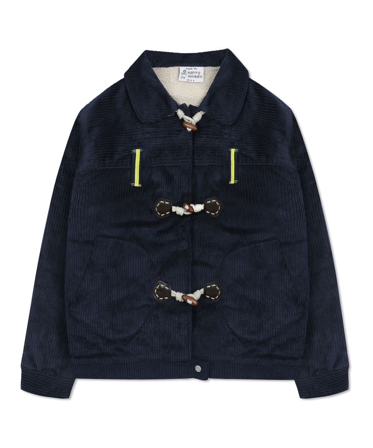루나키후(RuNaKi'Hu') WXJ024 포카포카 코듀로이 뽀글이 자켓 (NAVY)