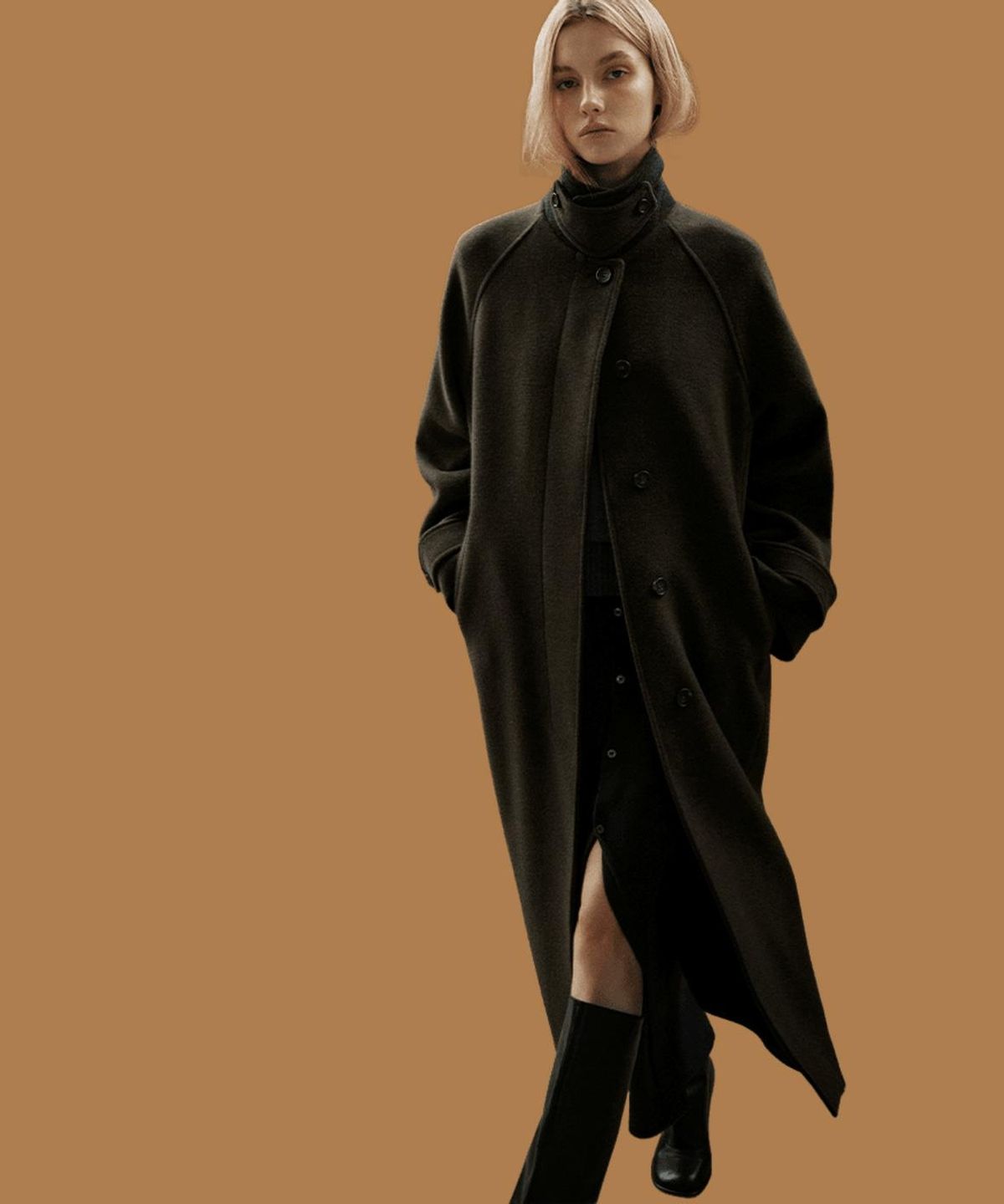 미쏘(MIXXO) 스탠카라 롱코트_MIWJHGV2PB