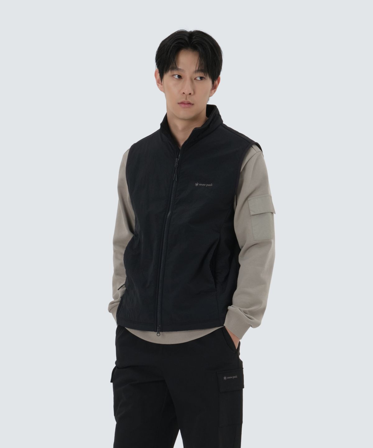 스노우피크 어패럴(SNOWPEAK APPAREL) 플리스 베스트 (S25WMFVE74) Black