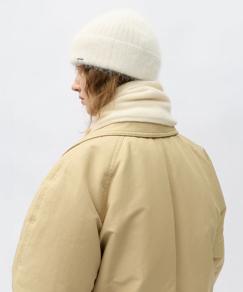 Soft Angora Beanie - Off White