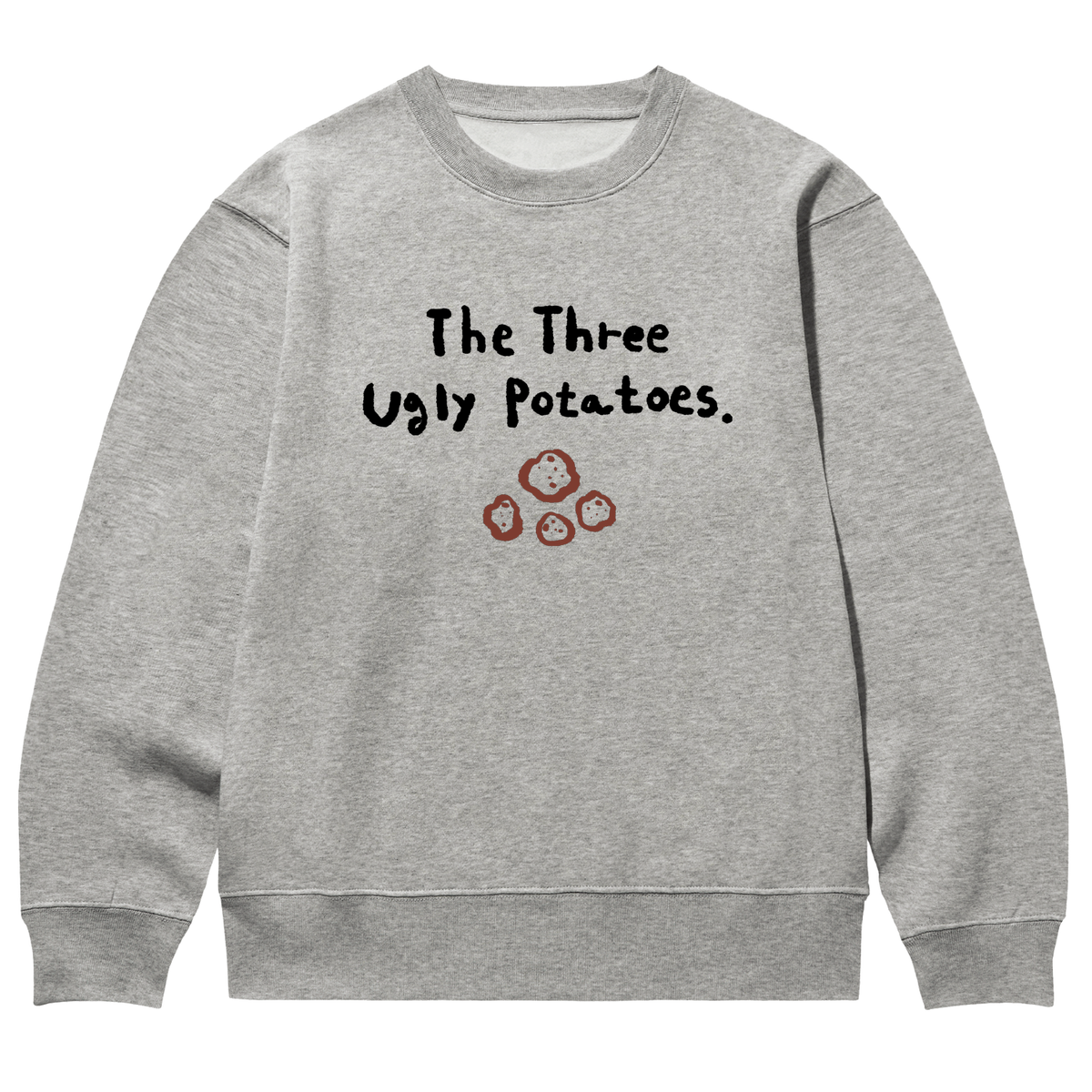 어썸어스(AWESOMEUS) THE THREE UGLY POTATOES SWEAT_4 COLOR