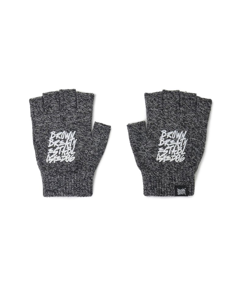FINGERLESS GLOVES - BLACK