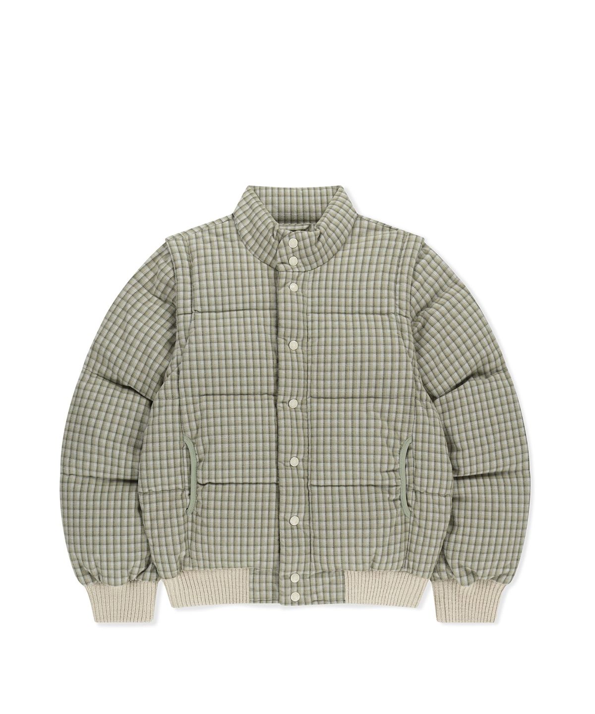 썬러브투어(SUNLOVETOUR) Flannel 2Way Down Jacket Mint