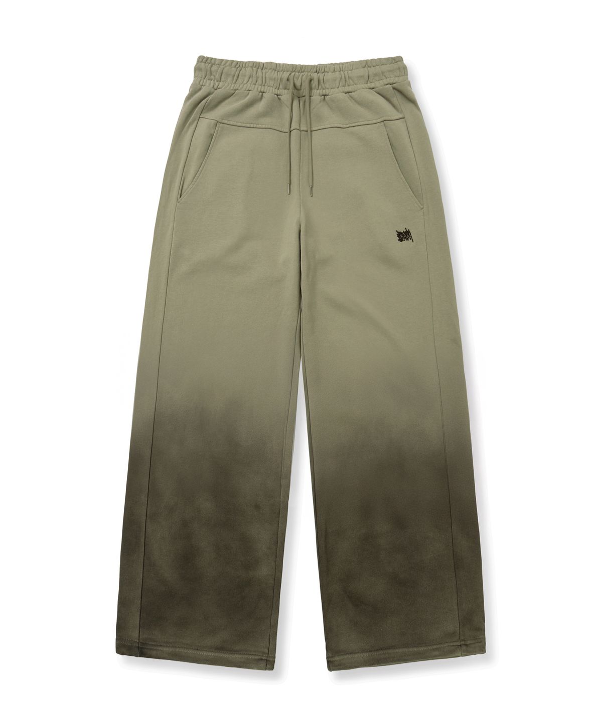 브라운브레스(BROWNBREATH) GRADATION WASHED SWEAT PANTS - BEIGE