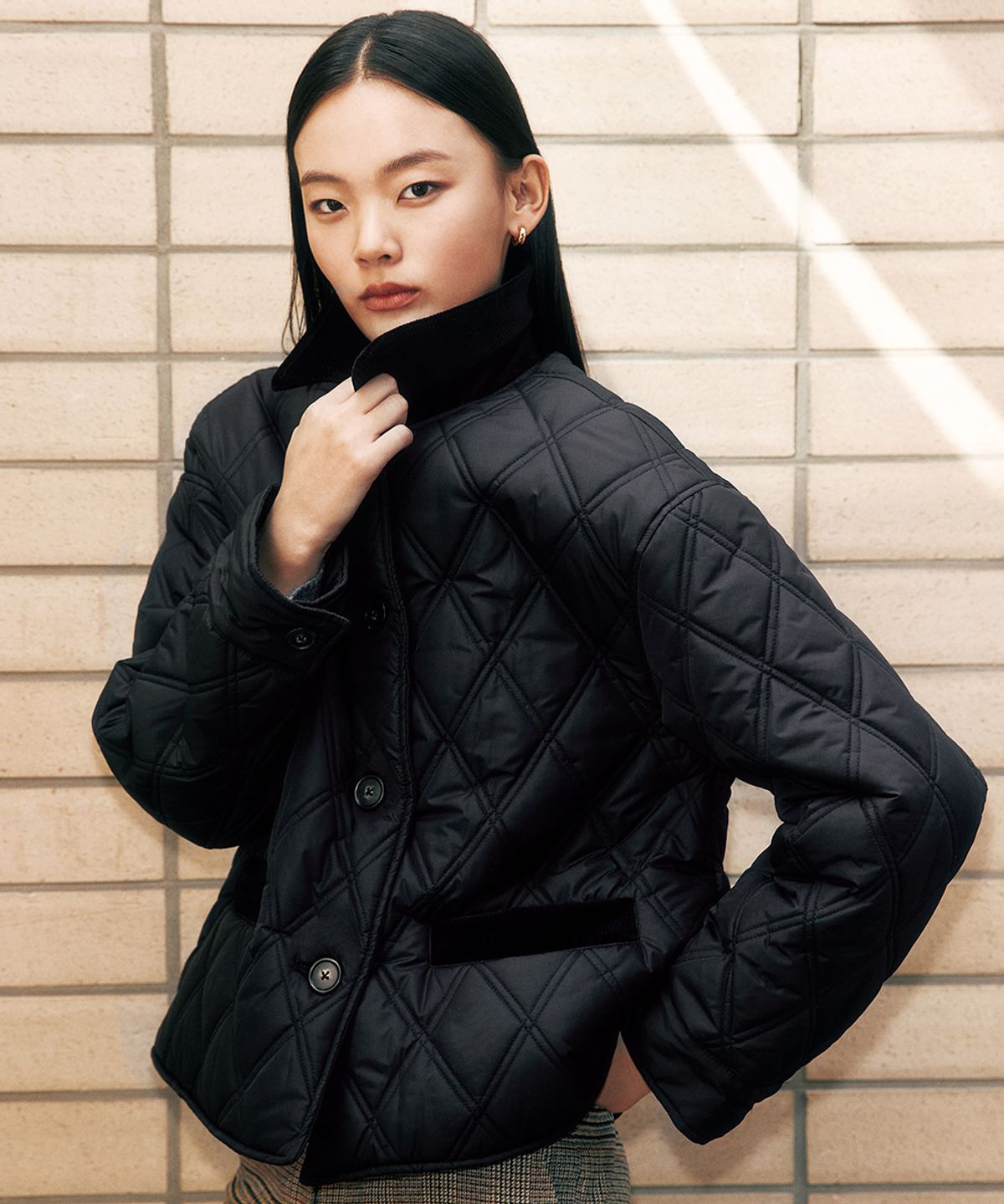 더엣지(THEATG) FW 듀얼 퀼팅 자켓