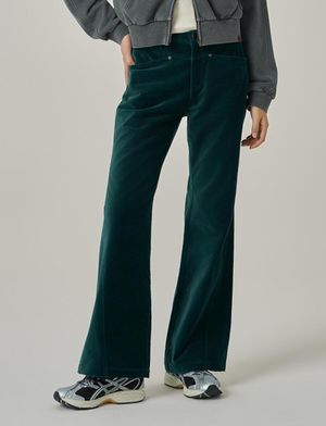 W 코듀로이 부츠컷 팬츠 헌터