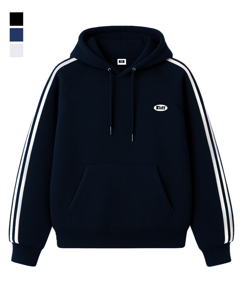 RÖFF TYPE PLAY ROUND MINI TRACK OVER FIT HOODIE (3color)
