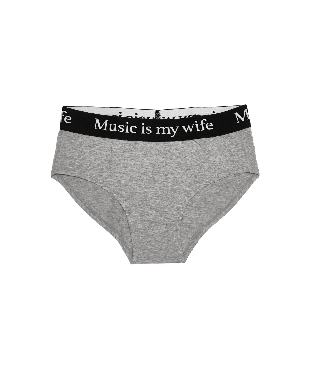 모스키토 머더러스(MOSQUITO MURDERERS) Music is my wife UNDERWEAR Bikini -Gray Blackband