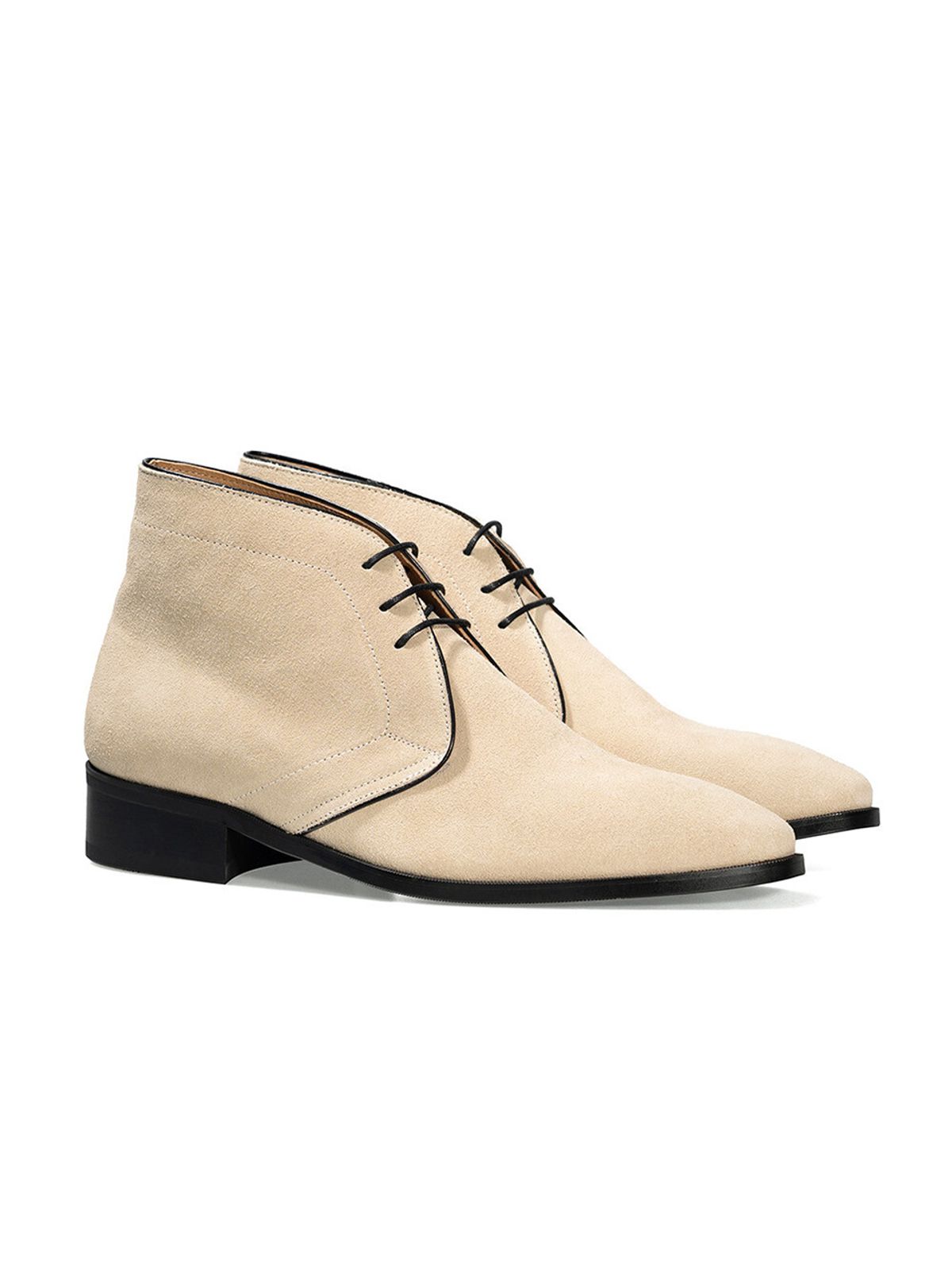 올클래식(ALLCLASSIC) ALC0018 어도어 처카 부츠_ivory suede