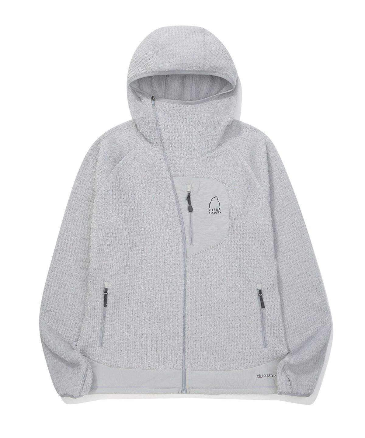 시에라디자인(SIERRA DESIGNS) W) 모스(MOSS) 폴라텍 알파 다이렉트 190 후드집업 LIGHT GREY