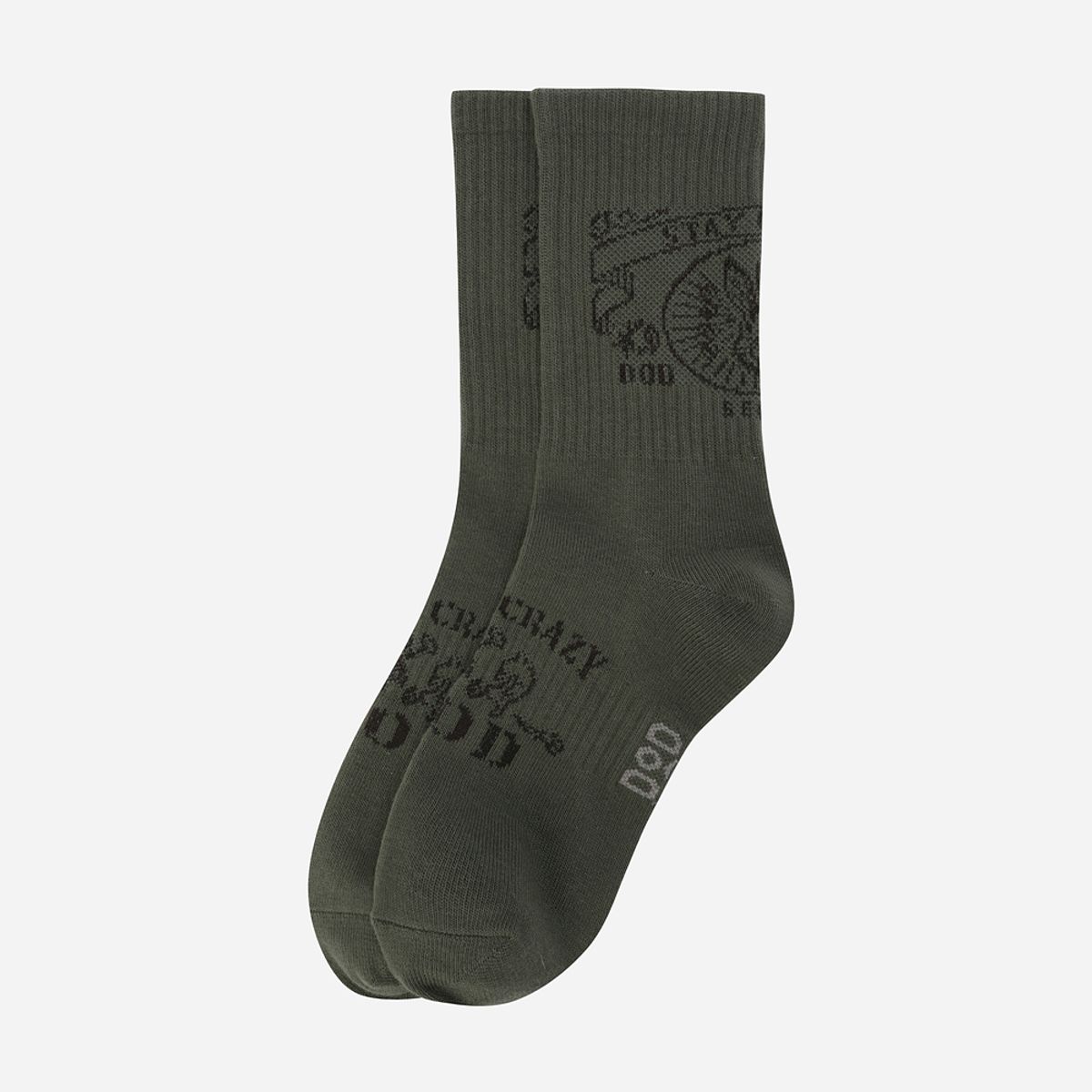 디오디(DOD) 빈티지 그래픽 크루삭스(KHAKI)