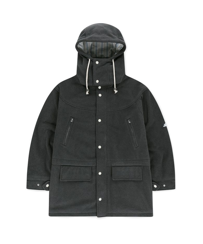 Fleece Field Jacket Heather Charcoal