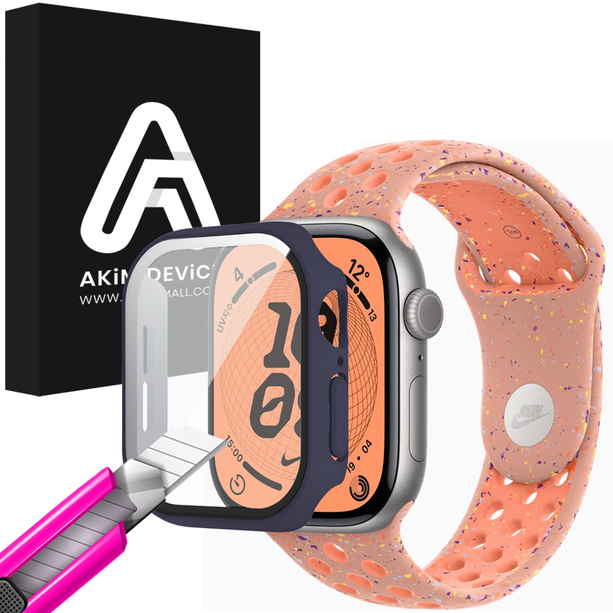 아킴(AKIM) 애플워치11 혼연일체 강화유리 케이스 42mm 46mm
