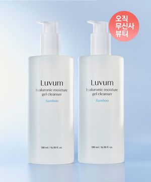 대나무 히알루론산 수분 젤 클렌저 500ml + 500ml
