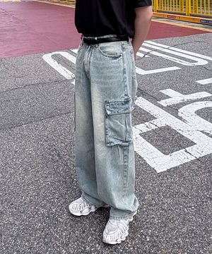 노멀 카고 와이드 벌룬 팬츠 3 Color [ULZD_0003]