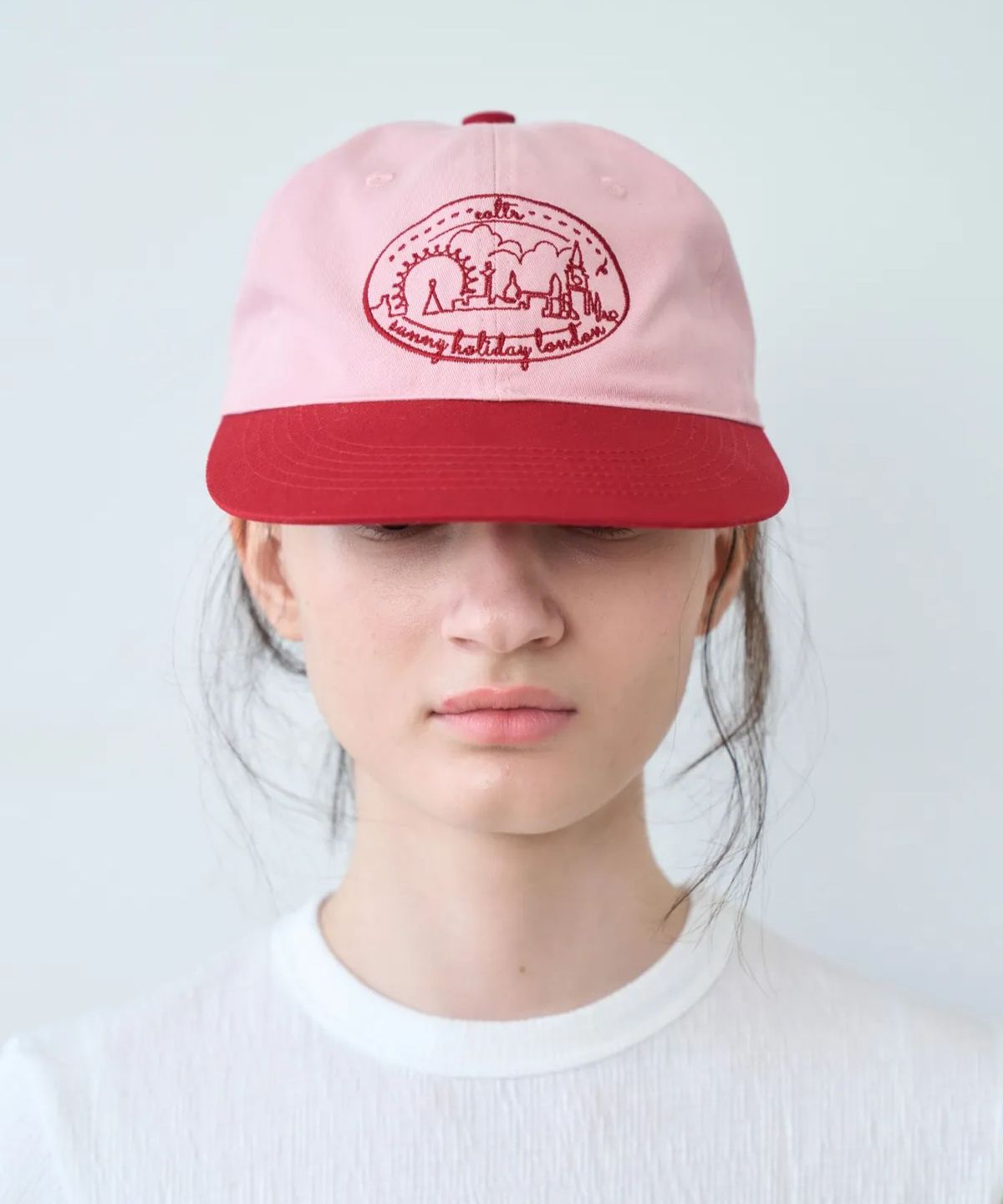 얼디르(EOLTR) Cotton Two Tone Cap, Pink
