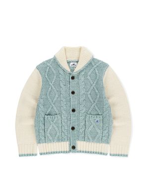 Cable Cowichan Cardigan Ivory
