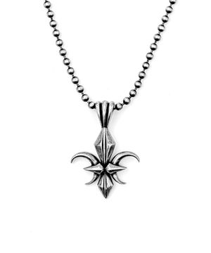 카미드 펜던트 엔틱 크로스 목걸이 [Silver925]