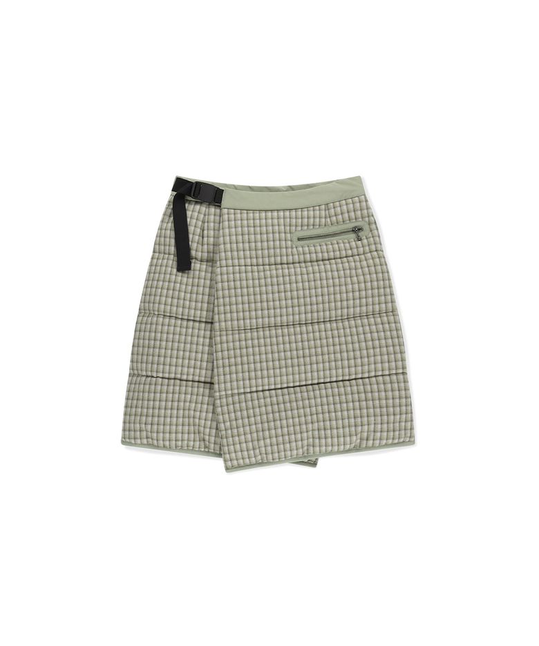 Flannel Insulated Lap Skirt Mint