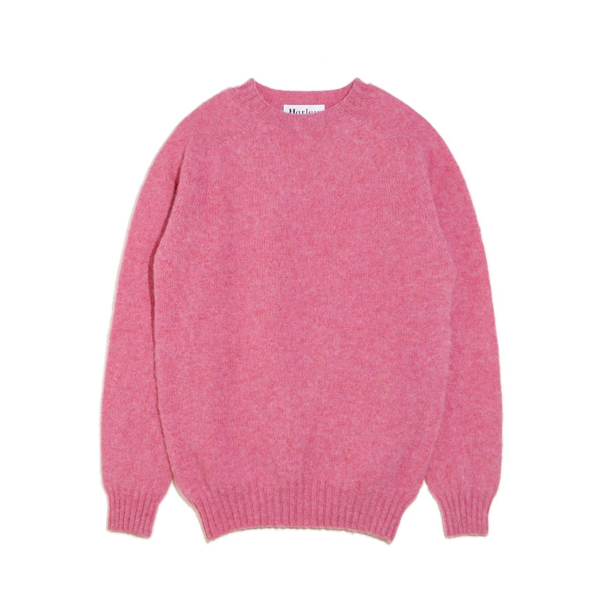 할리 오브 스코틀랜드(HARLEY OF SCOTLAND) Shaggy Dog Crew Neck Sweater - Blush